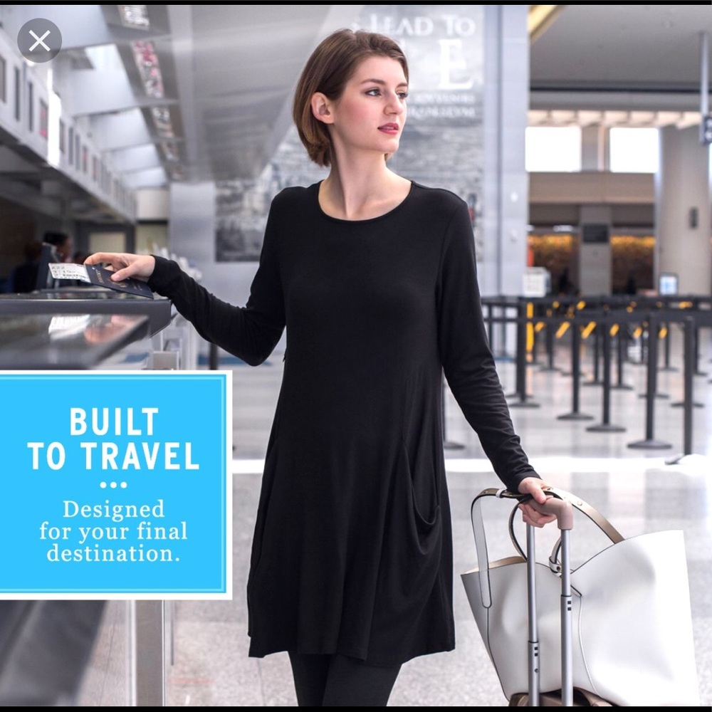 Betabrand sweatshirt travel dress